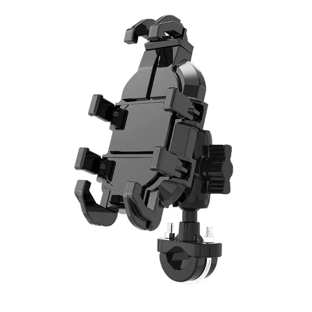 

360 ° Вращающийся держатель для телефона на мотоцикле, сверхстойкий фиксированный держатель для мобильного телефона с восемью когтями, противоударный, с защитой от сотрясений