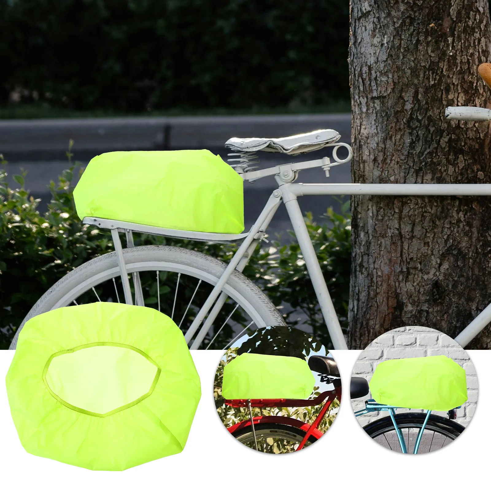 

Waterproof Bike Bag Seat Front Rear Pack Rain Protection Foldable Lightweight Bicycle Accessories For Adult Bikes Durable