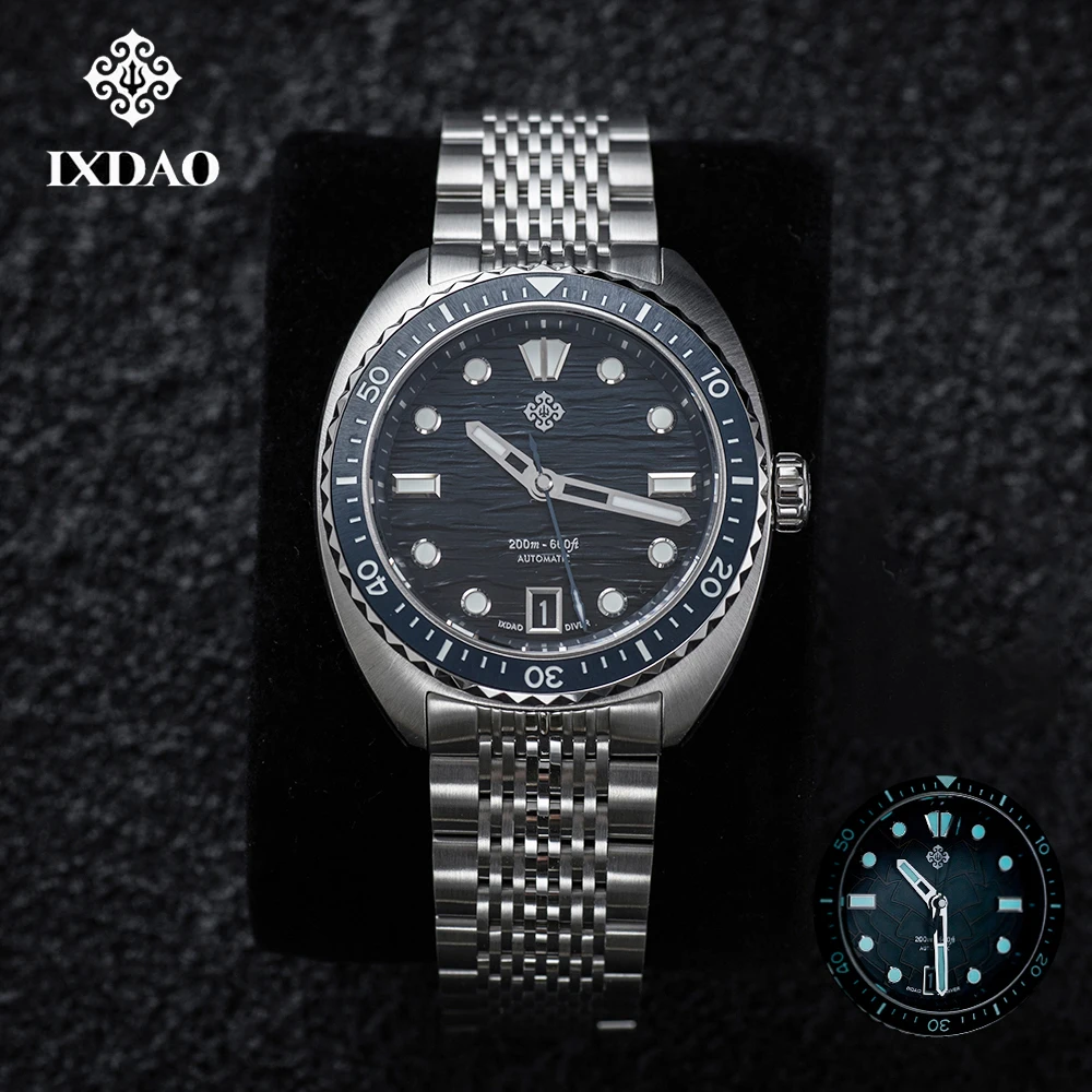 IXDAO IPOSE 2025 Nieuwe NH35 Duiken Heren Automatisch Mechanisch Horloge Saffier Roestvrij Staal 20 Bar Lichtgevende BWG-9 Reloj Hombre