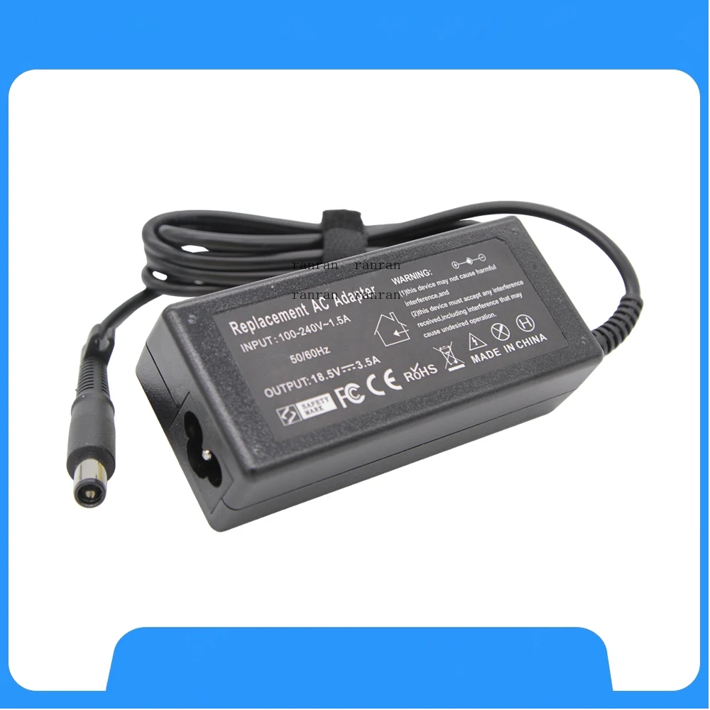18.5v 3.5a 7.4*5.0mm 65w ac carregador adaptador para portátil para hp compaq pavilion g6 dv5 dv6 dv7 dv4 g50 g60 n193 cq43 cq32 cq60