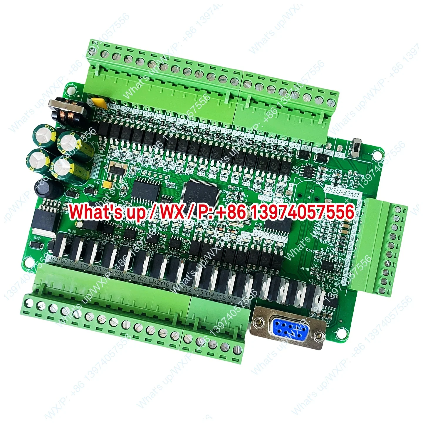 Domestic plc industrial control board FX3U-32MT FX2N simple board programming controller analog 8-channel pulse