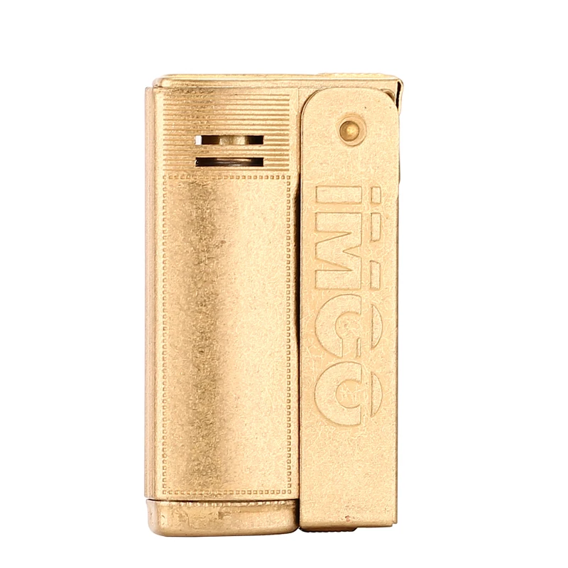 IMCO Brass Kerosene Lighter Model 6800 - Vintage Retro WWII Era Collector\'s Item