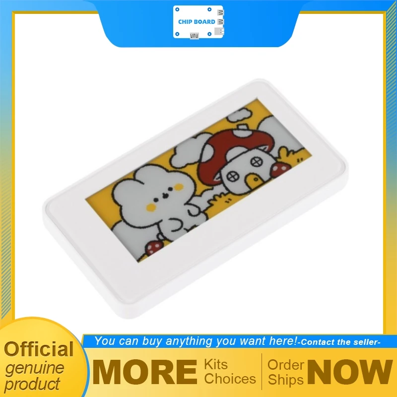 

Waveshare 2.9inch NFC e-Paper Display (G), 4-color RWBY screen, battery-free ABS enclosure