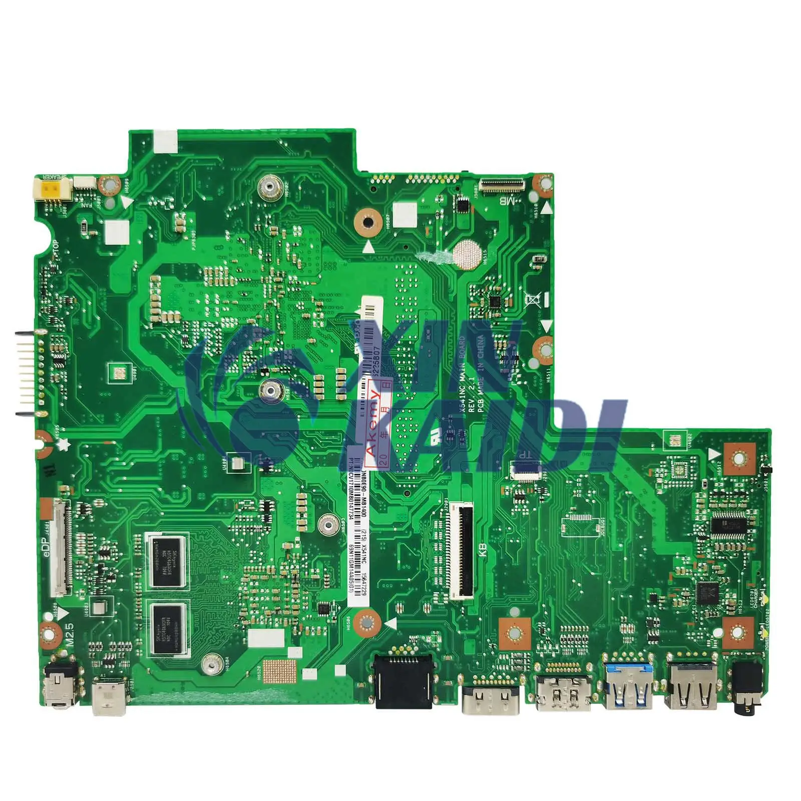 Placa-mãe do portátil para ASUS, Mainboard para X541N, X541NC, A541NA, A541NC, R541N, F541N, N4200, N3350, GT810M, 100% testado OK