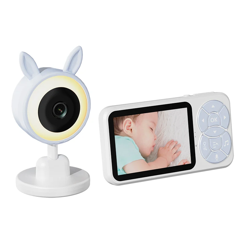 3.5 inch with RGB Light Baby Monitor Intercom Baby Nanny Security Baby monitor Camera VOX Mode Temperature Monitoring Babysitter