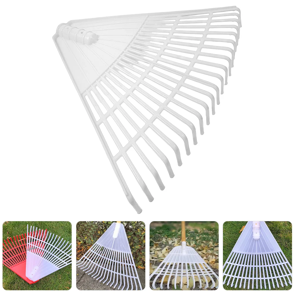 

Grass Rake Artificial Hand Garden Tool for Leaves Plastic Rakes Gardening Lawns Leaf Heavy Duty