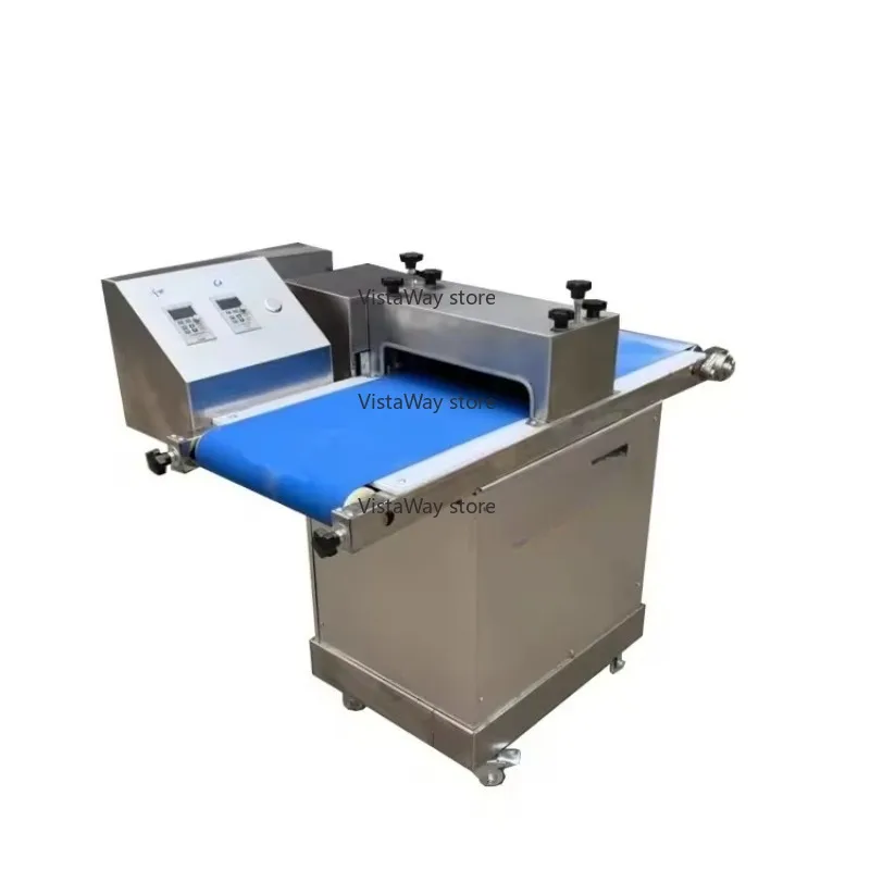Commercial Shop Meat Strips Cutting Machine Squid Slitter Fully Automatic Meat Beef Squid Ring Slitting Machine for Low Sale