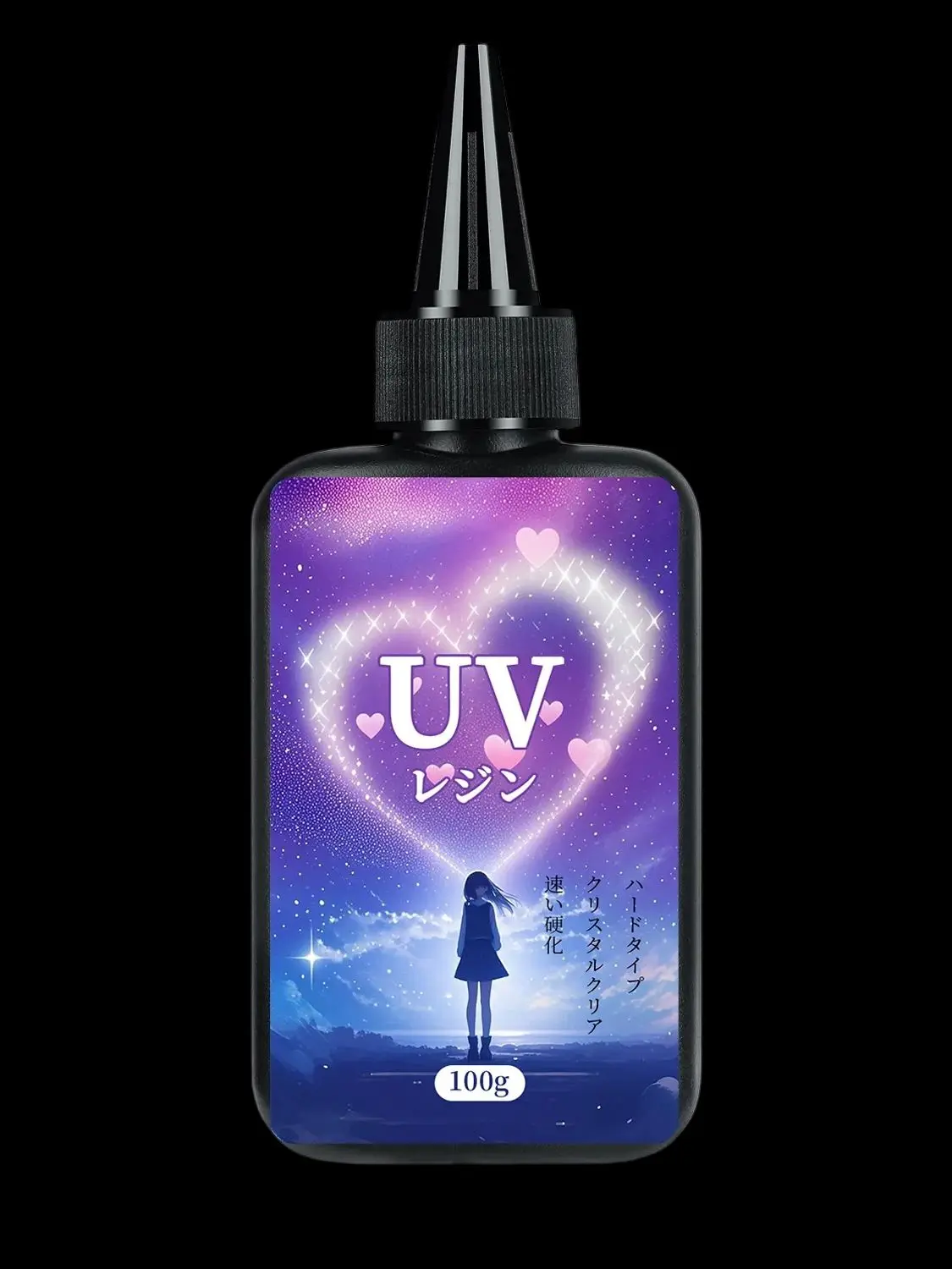 Résine UV japonaise 100-400g, résine époxy transparente à durcissement rapide, Type dur pour la fabrication de bijoux, l'artisanat, le bricolage