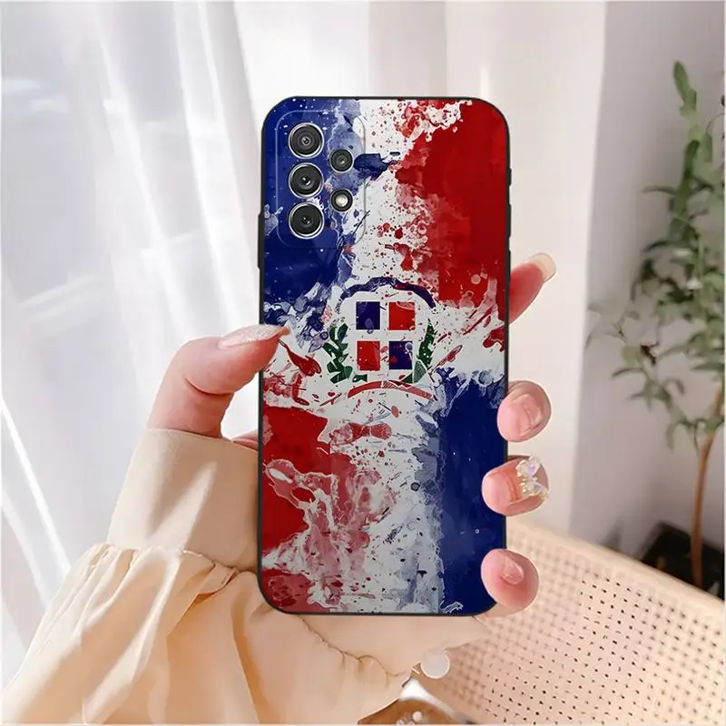 Dominican Flag Phone Case For Samsung Galaxy Note 20 10 Lite Plus Pro Ultra J4 J5 J6 J7 J8 2018 Prime A81 Telefoon Cover