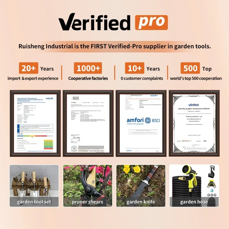 Tesouras profissionais de podador de jardim com design de tesoura podador de frutas de nível industrial com alça de plástico