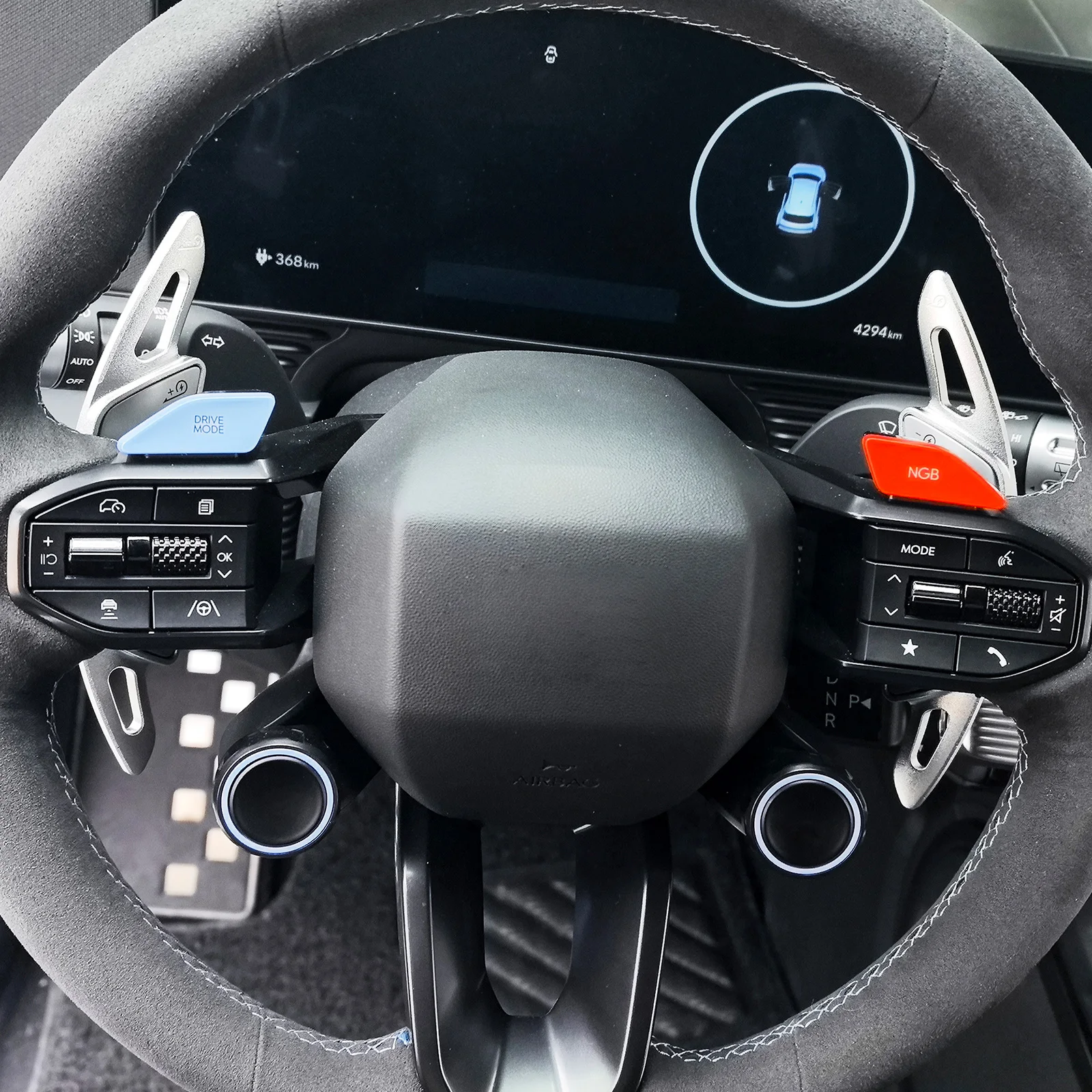 2pcs Car Steering Wheel Paddle Shifter Gear Shift Extension For Hyundai Ioniq 5 N LHD RHD