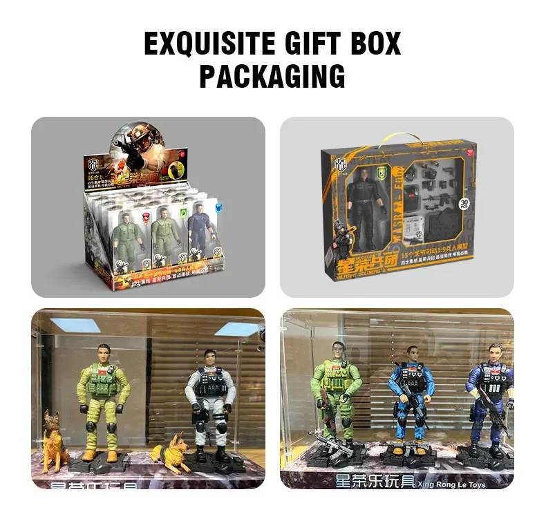 1 STKS Leger Soldaat Model Speelgoed Jongen Militaire Action Figure Modellen bureau Decoratie Collectie speelgoed voor Jongens Verjaardagscadeautjes