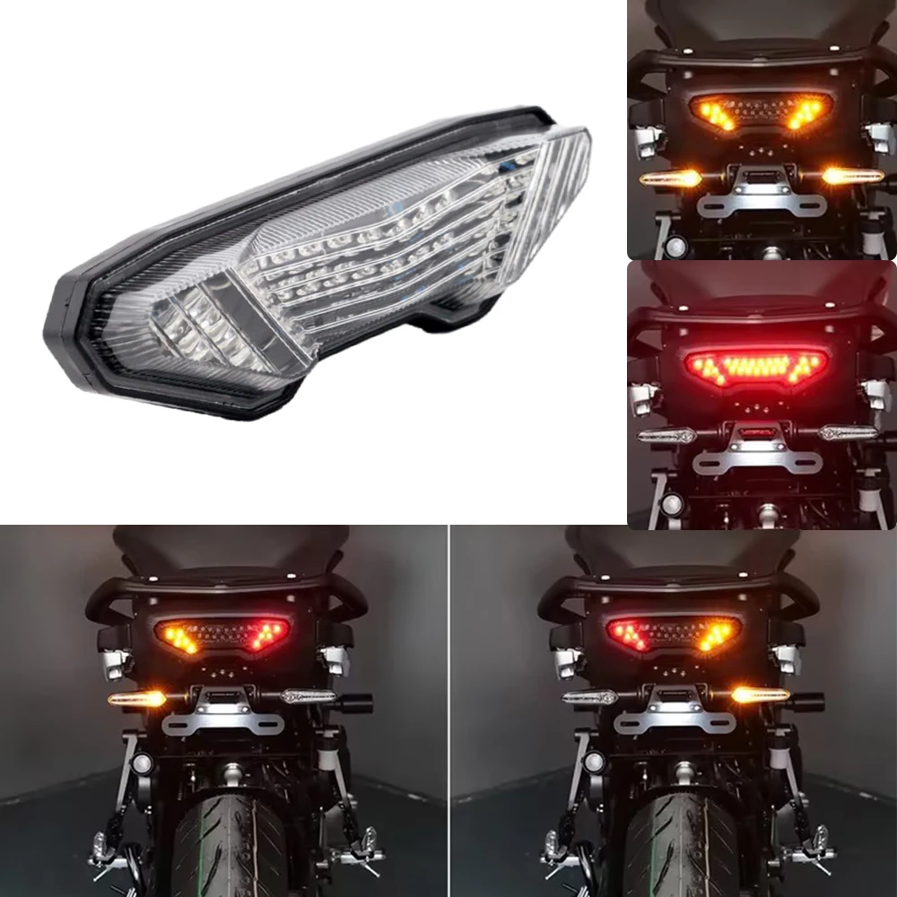 

Motorcycle LED Rear Tail Light Clear/Smoke Lens Fit For YAMAHA MT-09 2014-2016 /For YAMAHA FZ-10 2016-2020