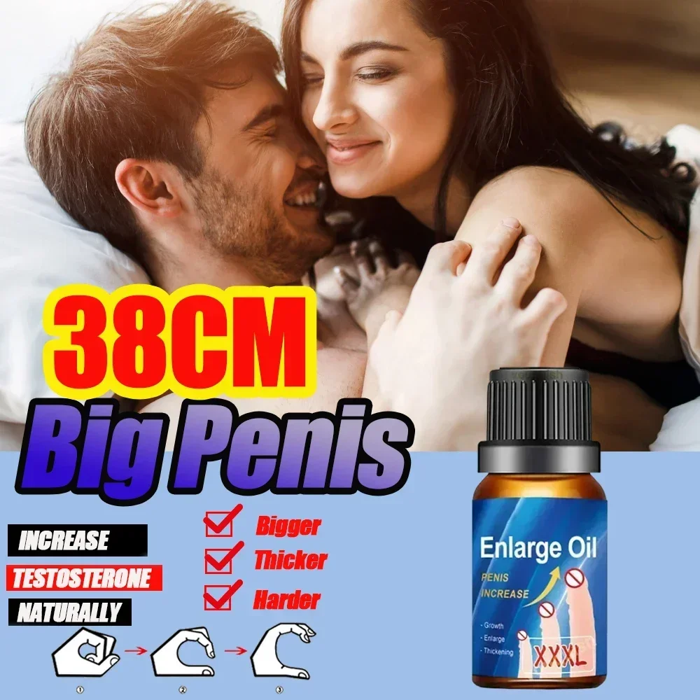 

Penies Enlargment Oil Penis Growth Thickening Oil Enlarge For Men Enhance Dick Erection Big Cock Increase Massage Essential Oils