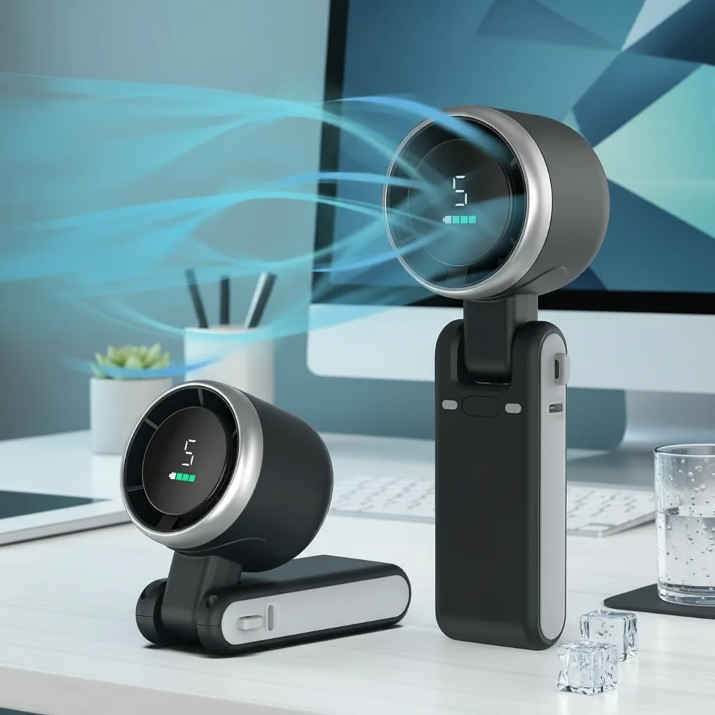 

Rechargeable Portable Fan USB Lithium Travel Mini Battery Charging “free Shipping” a Small, Quiet, Powerful, Fan. Ac Conditioner