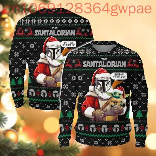 Disney I Find Your Lack of Cheer Disturbing Ugly Christmas Sweater Galaxy Movie Xmas Christmas Gift For Men Women Sweater