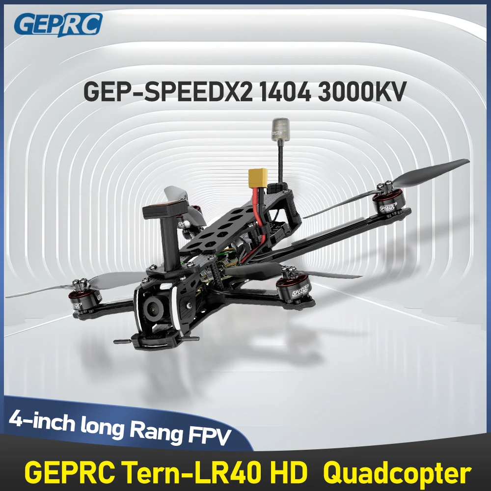 

GEPRC RC Drone Tern-LR40 Analog / HD WASP / HD O3 FPV 4inch GPS SPEEDX2 1404 3000KV Remote Control Drone LongRange Quadcopter