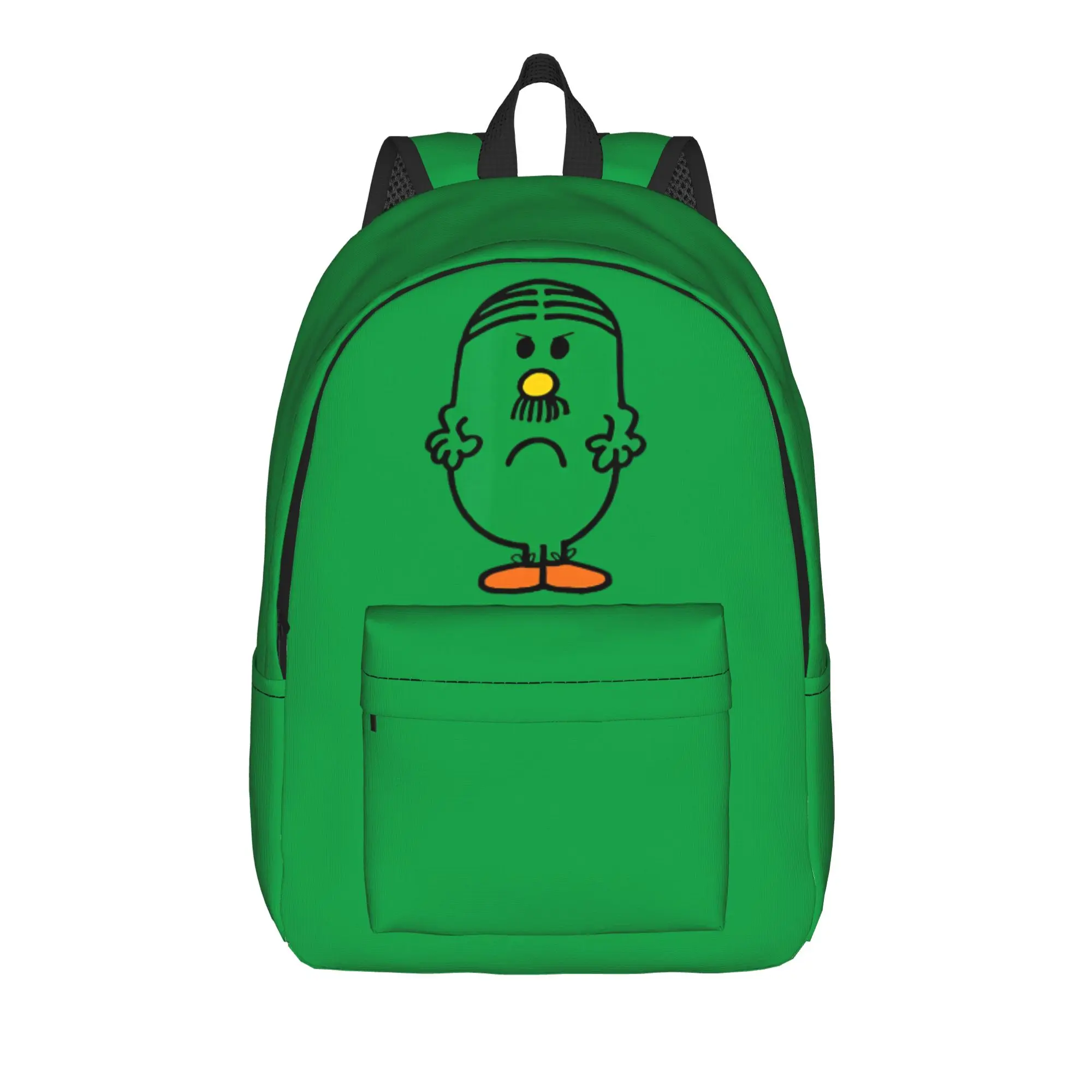 M-Mr M-Men L-Little M-Miss Mr. Fussy unhappy cute Chibi  Teenage Backpack Sports High School Business  Daypack Shoulder Bag