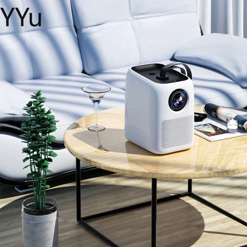 New X6 portable mini projector Home office 1080P HD video playback machine 4K video playback DC/USB/TF interface