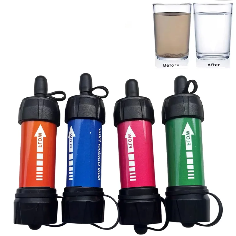 منقي مياه محمول للطوارئ للمشي لمسافات طويلة - البقاء على قيد الحياة، تنقية سريعة، آمن للمياه الطبيعية، معدات أساسية أثناء التنقل #3