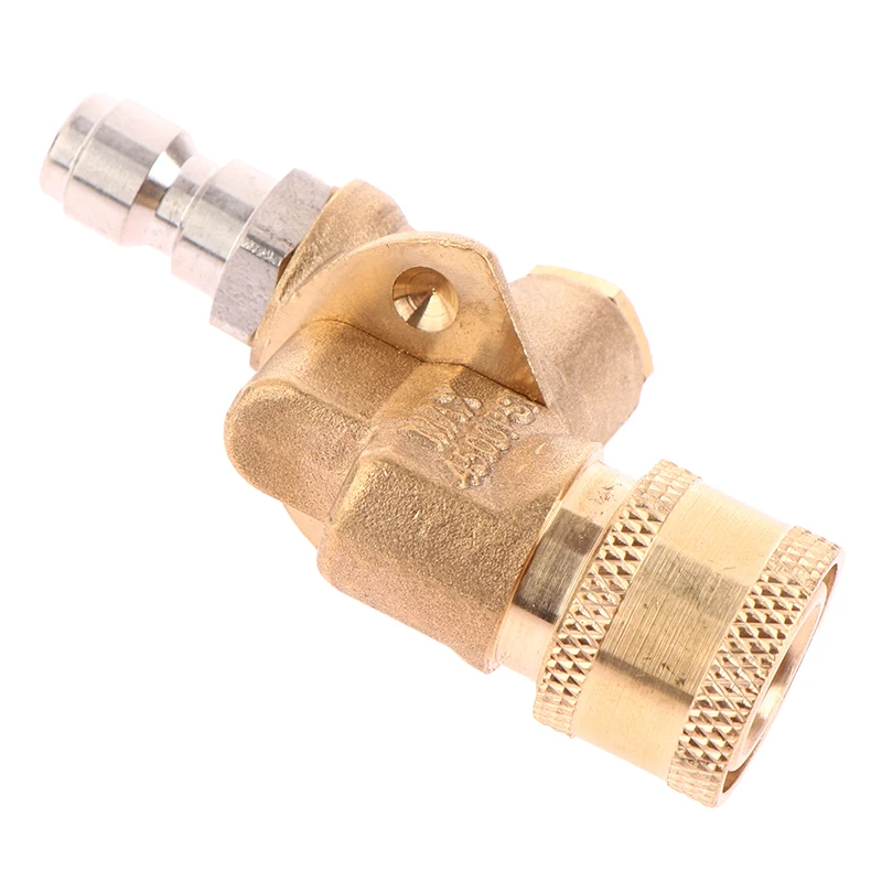 Mesin cuci mobil tekanan tinggi, 1/4 "koneksi cepat putaran Coupler adaptor dapat disesuaikan dengan 5 nozel semprot koneksi tembaga