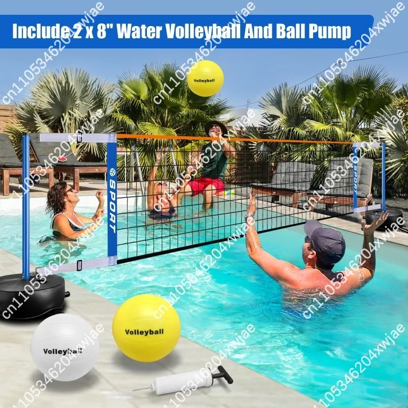 Professional Portable Volleyball Net System Lightweight Design for Indoor Outdoor Water Games