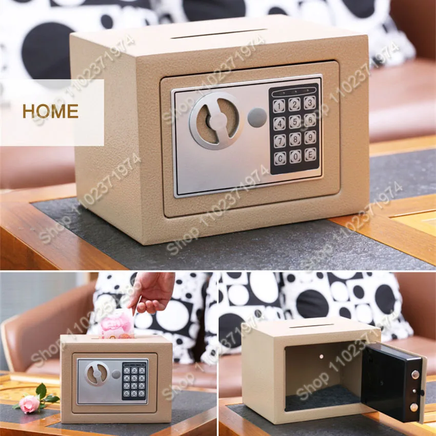 Electronic Digital Keypad Lock Safe Security Box for Home Office