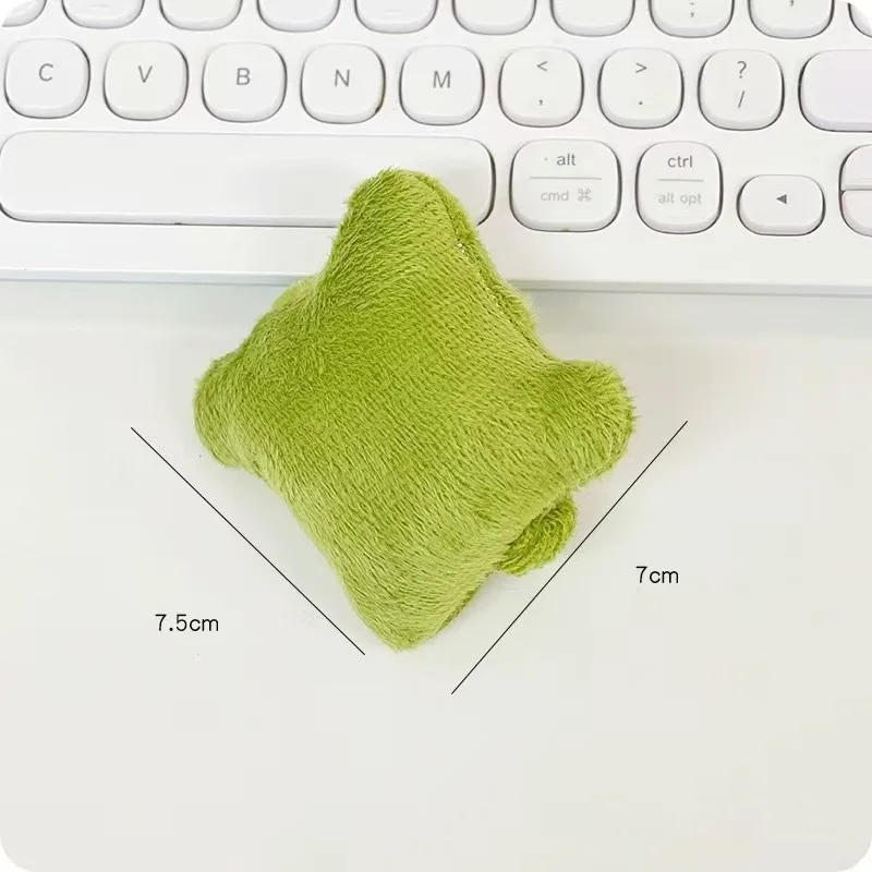 Schattig pluche polskussen, elastische polssteun, handondersteuning voor computermuis, typen, kantoor, polsverlichting