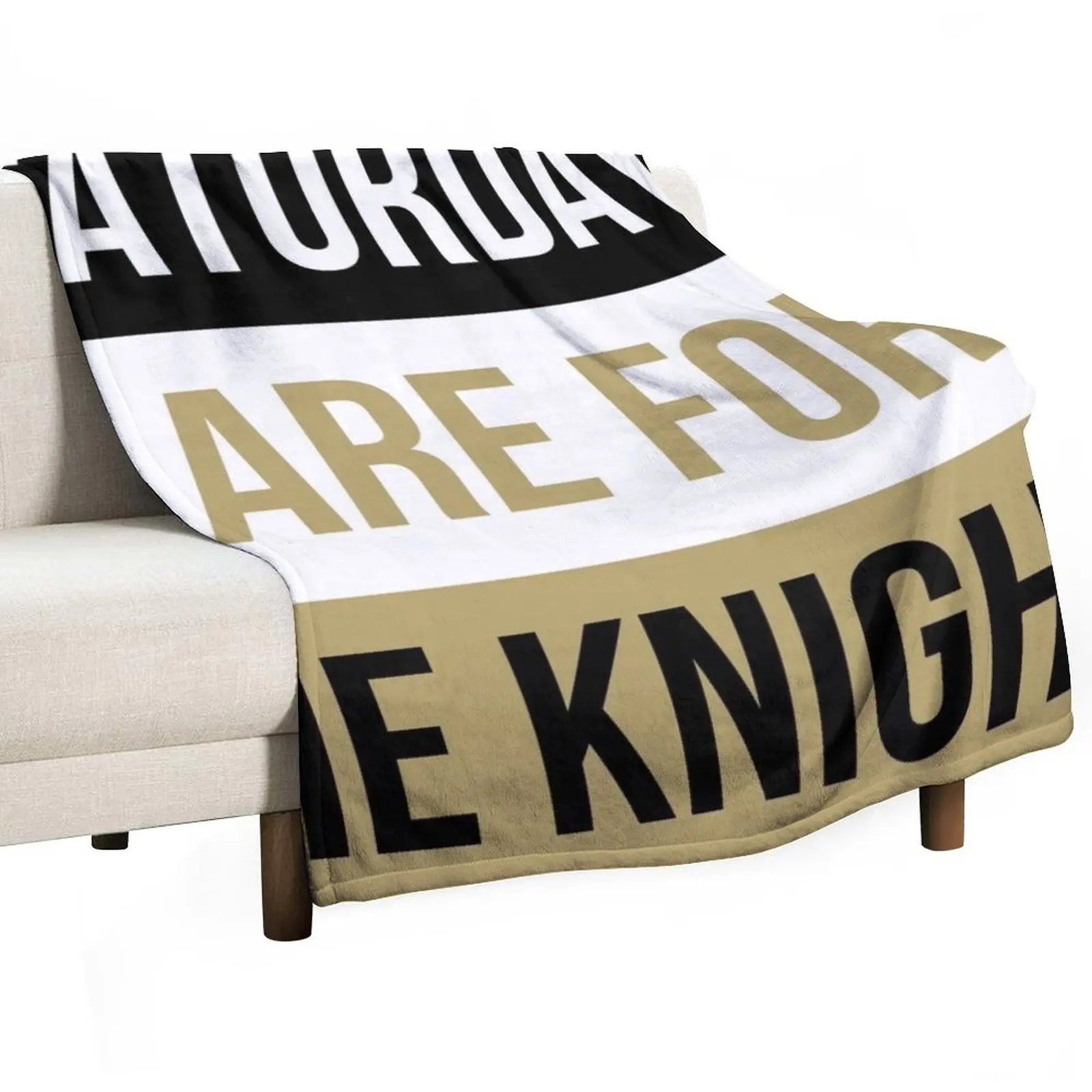 Saturdays are for the Knights UCF Throw Blanket Baby Large Blankets