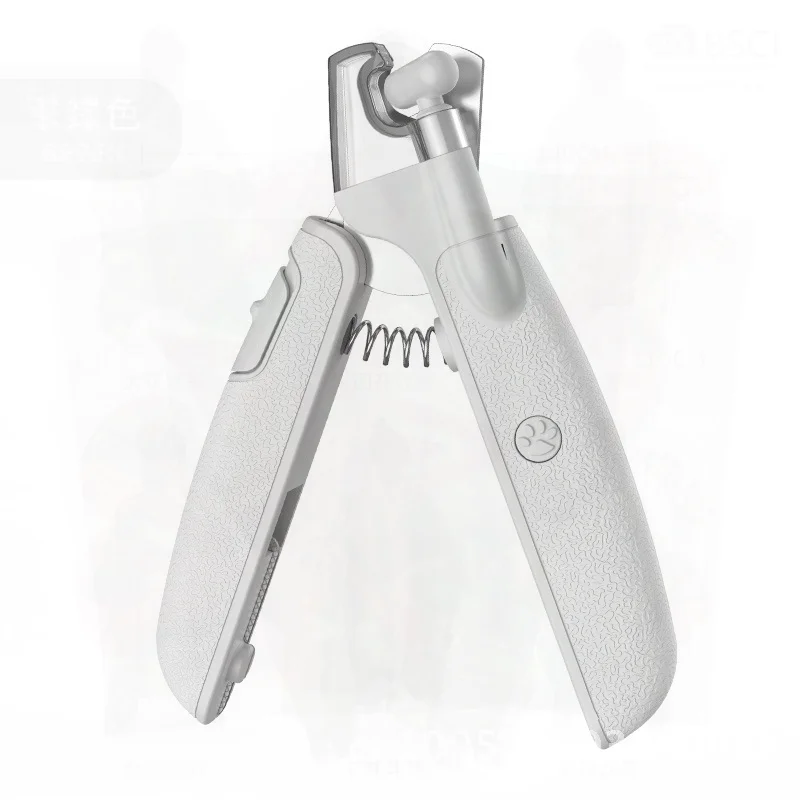 

Universal Pet Nail Scissors with Polisher for Cats And Dogs Anti-Splash Dog Nail Clipper White Rechargeable Battery Type