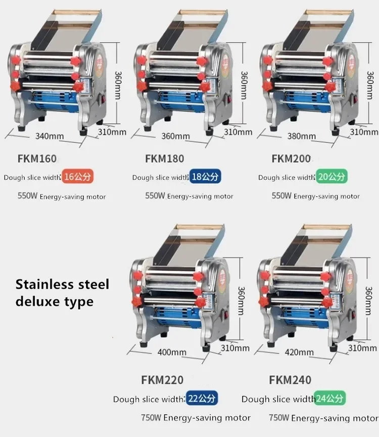 In Home Udon Noodle Making Machine Good Quality Electric Noodle Press Machine Electric Stainless Steel Multifunction 450*370*420