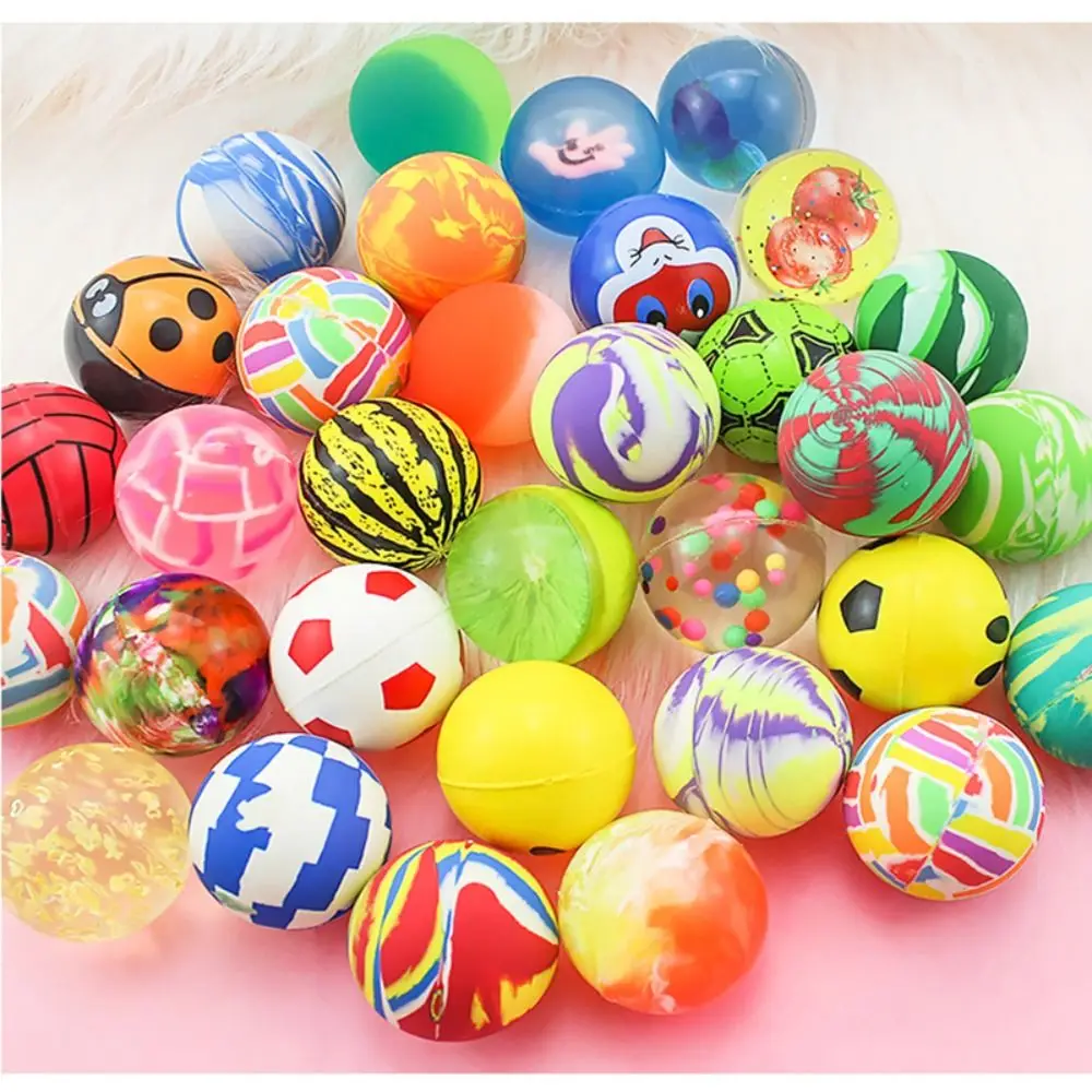 

Party Favors Family Activities Outdoor Games Fun Color Bouncing Ball Jumping Balls Rubber Bouncing Ball Children Toy Ball