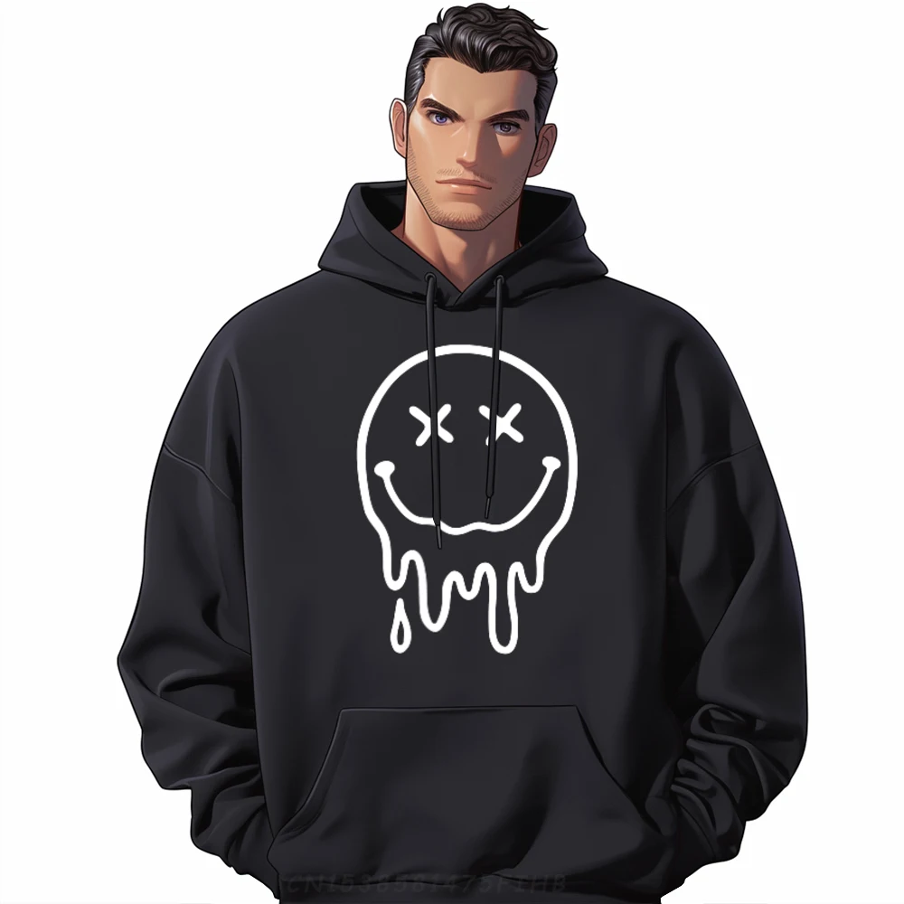 

Cute X Eyes Melting Happy Family Long Sleeve Casual Hoodies O-Neck Mens Sweatshirt Casual Hoodies Summer