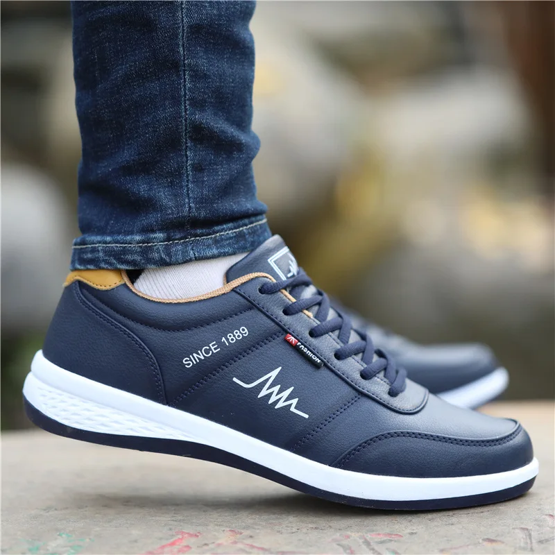 Trend Brand Men's Shoes Breathable Casual Sneaker Student Comfortable All-match Running Shoes Male Luxury Flats White Sport Shoe