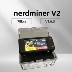 Nerdminer-minero oficial V2.0 Bitcoin Nerd, 78KH/s, Hashrate, Bitcoin, btc, minero de lotería, Lilygo, btc