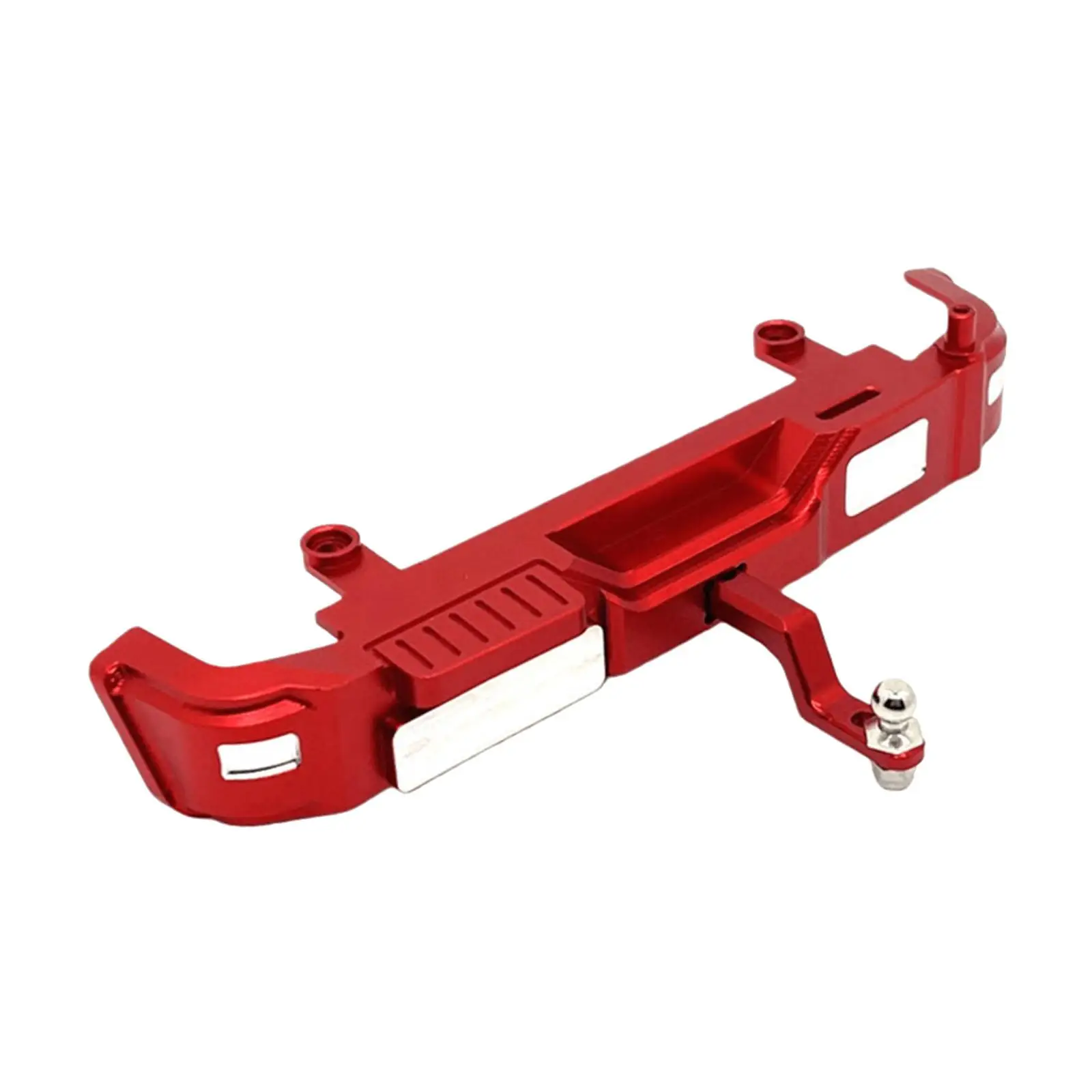 1/12 RC Rear Guard Accessory Modified Practical Aluminum with Trailer Hitch for 300 Spare Parts Modification RC Vehicles