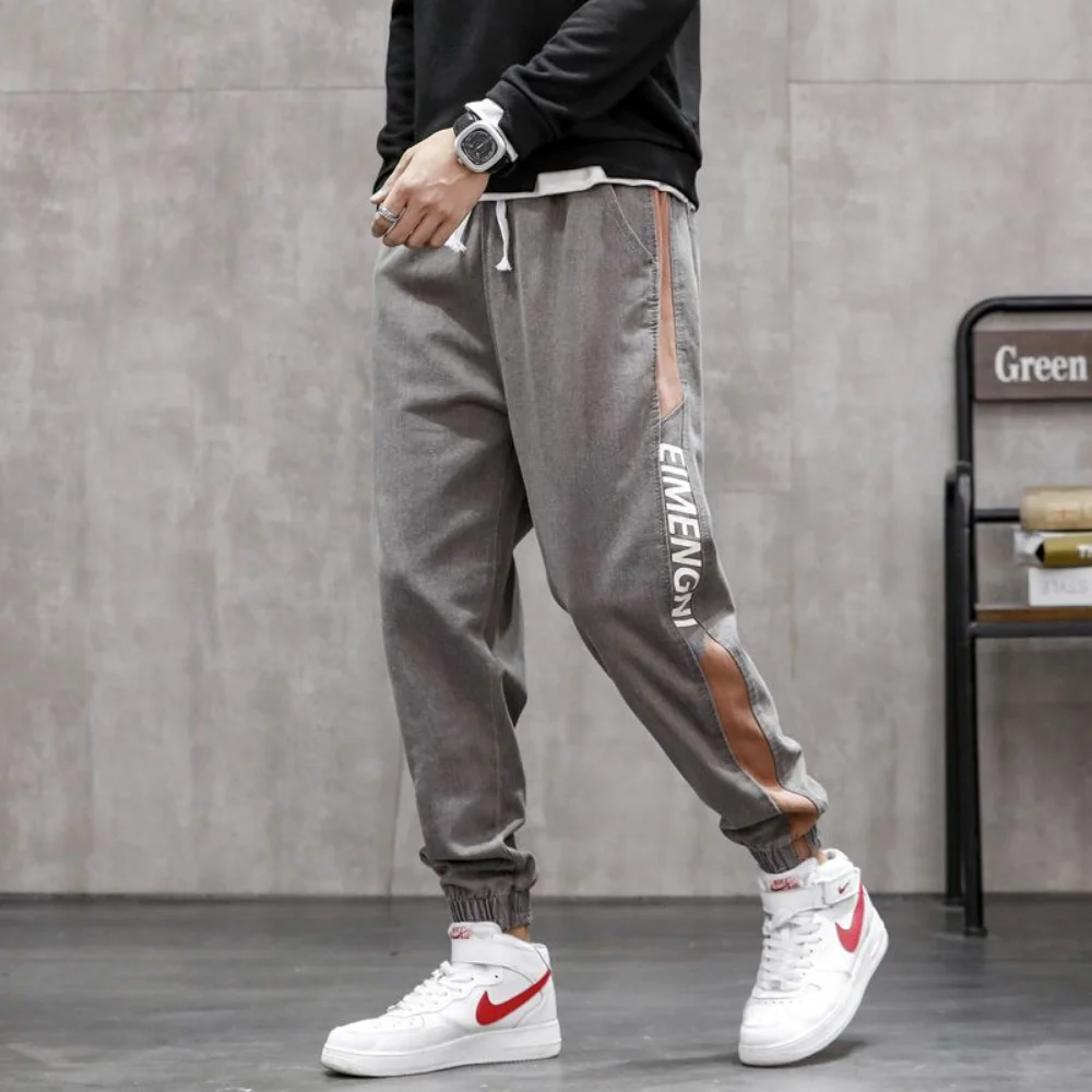 Autumn New Korean Loose Wide Leg Straight Leg Trousers Student Fashion Casual Long Pants Men's Jeans pantalones hombre y2k jeans