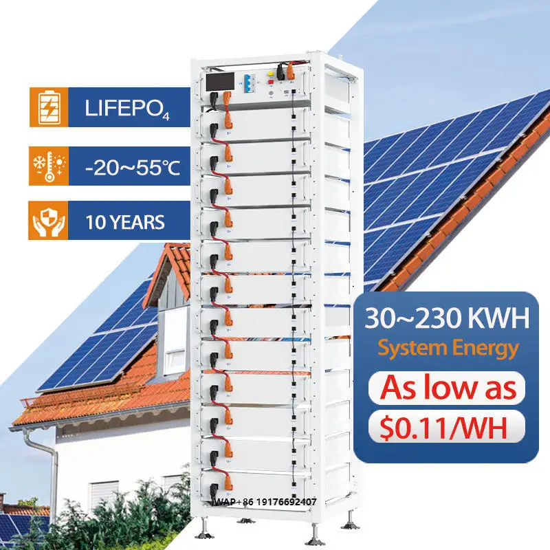 50ah 3.2v High Voltage Battery 8000 Cycles Racks 51.2v 512v 50kw High Voltage 100kwh 500kw 300kw 10kw 20kw Lithium Battery