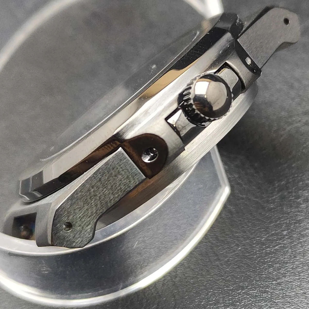 43,3 mm NH35-Gehäuse, silbriges Herren-Uhrengehäuse, Edelstahlgehäuse, Saphirglas, passend für NH35 NH36-Uhrwerk, Uhrenteile, 20 mm Uhrenarmband