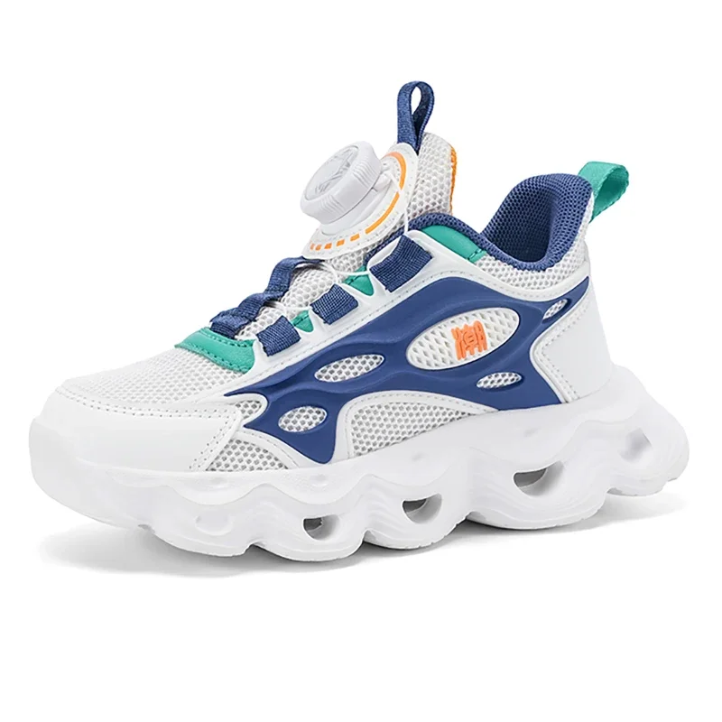 

Spring New Children's Casual Sports Shoes Mesh Breathable Boys and Girls Sneakers Soft Anti-Slip Kid's Running Shoes Size 29-39