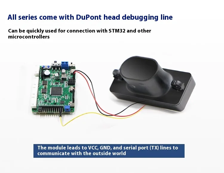 Single Point Laser Ranging Module STP23 Module Serial Output Millimeter Accuracy Dynamic Ranging TOF Principle