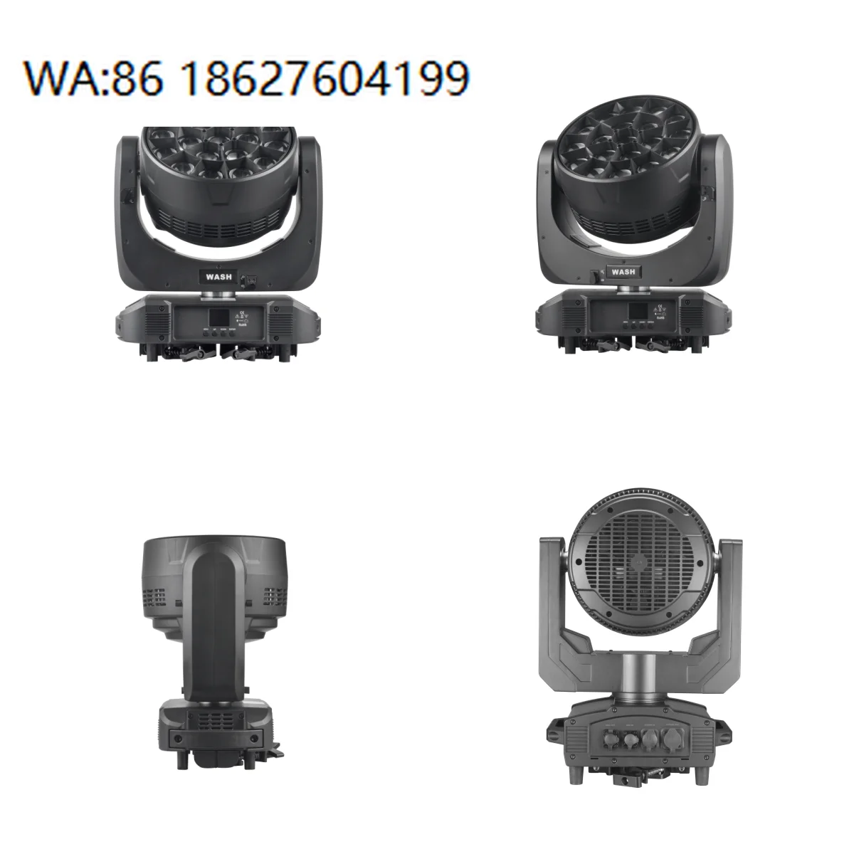 IP65 Waterproof 630W RGBW Moving Head Die-Cast Aluminum DMX512 RDM Lamp for Outdoor Concert Event