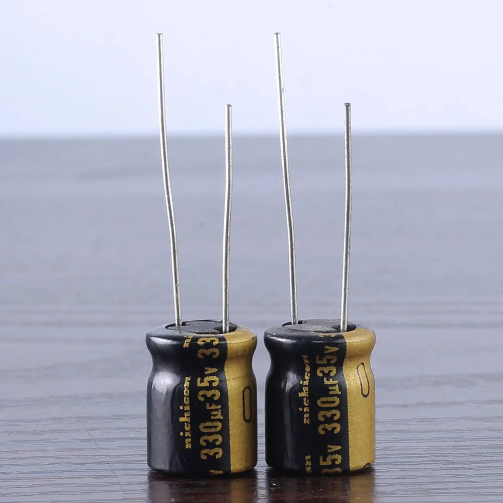 

6PCS Nichicon KW 330uf 35v 330mfd audio Capacitor caps 10mm*12.5mm