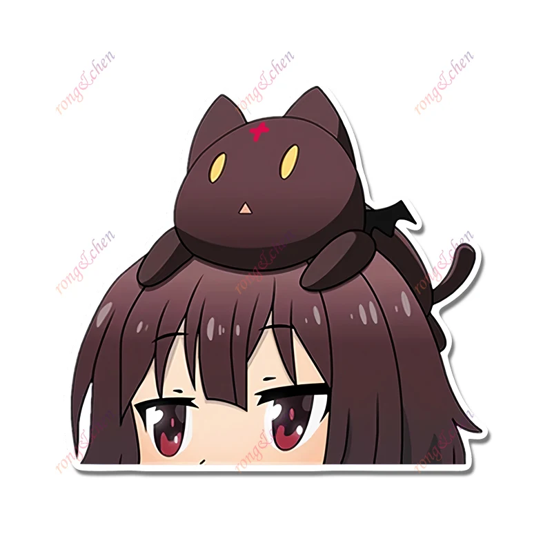 

Funny Car Sticker Wizard Neko Peeker for Car Motorcycle Racing Helmet Laptop Trunk Body Car Window Surfboard PVC Vinyl Decals