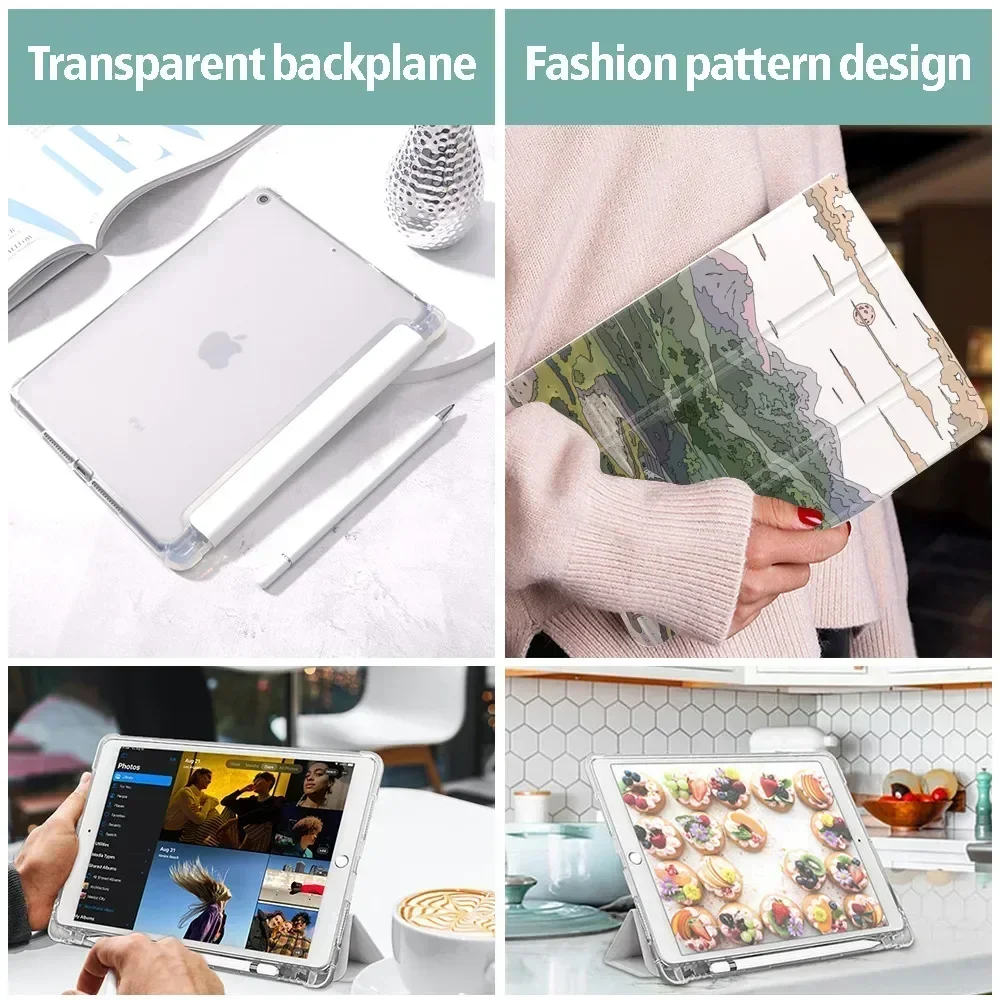 Süße Anime-Landschaft für iPad Air 4 Fall 10,2 iPad 9,7 Fall 7. 8. Generation iPad 10,5 5. 6. Abdeckung Air 1 2 Mini 5 4