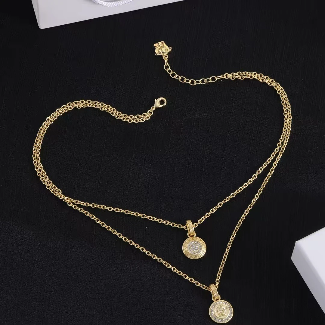 

2025 Classic Retro Layered Necklace - Vintage Watch Chain Mix - Perfect for Steampunk Style