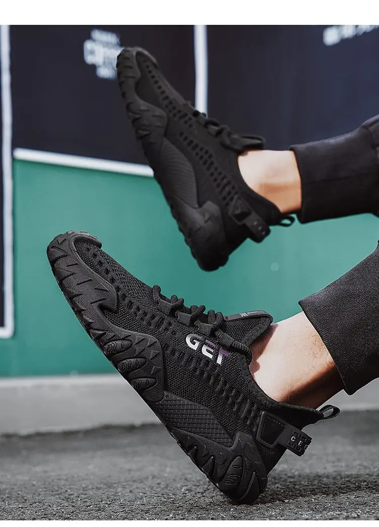 Herren 2026 Neue Sommer Mesh-Sneaker Leichte Lauf- und Sportschuhe Atmungsaktive Weiche Sohle Rutschfeste Freizeitschuhe – Detail 14