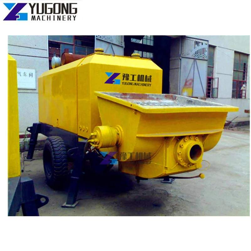 Trailer Used Concrete Pumps Small Concrete Pump Mini Concrete Pump Machine Boom Pressure Concrete Grout Pump