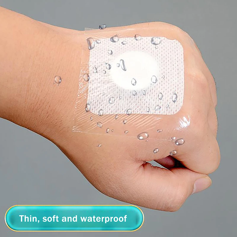 1 لفة ضمادة طبية شفافة مقاوم للماء واقية فارغة شفاء فيلم الجلد شفاء إصلاح فيلم التفاف لفة ضمادة الرعاية اللاحقة