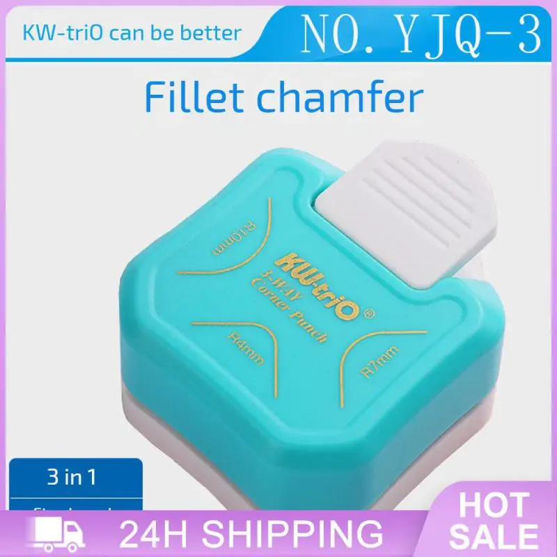 Manual Chamfering Device Manual Paper Cutter 3 In 1 Round Corner Office Tool